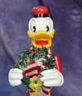 Disney Jcpenny 2015 Donald Duck With Christmas Wreath Wooden Nutcracker 12  Tall