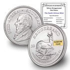 2017 - Present Random  1 Oz South African Silver Krugerrand Coin Brilliant Un   