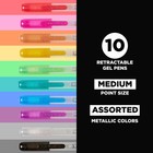 Gelly Roll Retractable Gel Pens Colored - Metallic Gel Pens - 08 Medium Point   