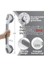 Taili 16 8 Inch Grab Bars For Bathtubs Showers 2 Pack Suction Grab Heavy Duty