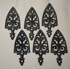 Vintage Cast Iron Trivet Cathedral Bellflower Style Vulcan Hard