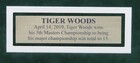 Tiger Woods 5th Masters Champ Unsigned 8x10 Photo Collage Framed 143601
