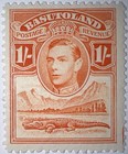 Travelstamps  1938 Basutoland Stamps Sc  25  George Vi   1s  Mint  Og  Nh  Mognh