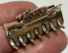 Vintage Sterling Silver 925 Claw Hair Clip 1 5  12 97 Grams