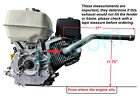 Center Exhaust  For Honda Gx240  270  390  Predator 301cc   420cc