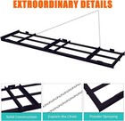 Gravee 4ft Drag Harrow Driveway Grader Power Rake Tow Behind Atv Tractor