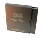Us Half Dollar Blank Coin Album - 80 Ports  Slipcase Included  Coin Collecting S
