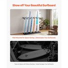 Uimoso 5-tier Vertical Surfboard Rack For Storage And Display