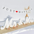 Mr And Mrs Sign For Wedding Table large White Mr And Mrs Sign wooden Letters mr