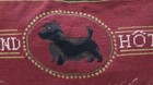 Aubusson Legrand Hotel Black Scotty Dog Petit Point Nwot Needlepoint Pillow
