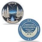 1-3 Years Sobriety Coin Aa Chip Recovery Medallion Token Gift For Men Women 1pc