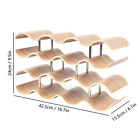 Wave Wine Rack Countertop 14 Bottles Stackable Wine Rack Tabletop Wood Wine 