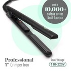 Professional Series Hair Crimper Iron 1 Inch By   Create Crimps Extremely Fas   