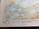 Noaa Nautical Chart 11324 Galveston Bay Entrance 1992 Large 54x36 Vintage