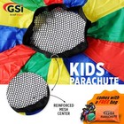 Kids Play Parachute Toy 24 Feet With Handles And Carry Bag For Cooperative Pl   