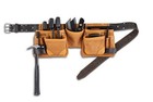 Classic Construction Leather Classic Brown Leather With Metal Hammer Loops