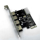 Pci-e Express To 4 Port Usb 3 0 Expansion Card Adapter 1 To 4 Pcie Splitters Jeg