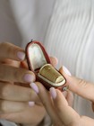 Yellow Gold Thimble In Its Case