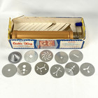 Nordic Ware Deluxe Cookie King Press Spritz Crank 10 Discs Decorator Tip Vintage