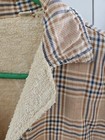 Vintage 50s 60s Terrycloth Plaid Cabana Shirt W Pockets  Ml