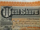  500 West Shore Railroad Company 1957 Bond  Stock Certificate Beautiful Vignett
