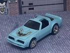 Hot Wheels Hot Bird Super Blue Custom Real Riders Trans Am Firebird