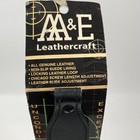 Vintage Aa e Leather-craft Black Leather Gun Rifle Sling Strap Tandy Texas Usa