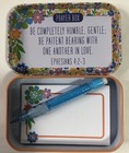 1 Give It To God Prayer Box Inspirational Pocket Note Pad Pencil Ephesians 4 2-3