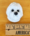 Life s Attractions Bichon Frise Painted Resin 3d Refrigerator Magnet  Dg29