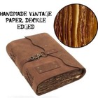 Handmade Vintage Leather Journal Notebook Bound Writing Diary Deckle Edge Book