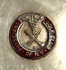 4 37 Ozt Sterling Antique B m Silver Cigar Ashtray Physicians Ny Golf Club