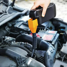 1pc Foldable Car Motorcycle Oil Funnel Flexible Fuel Tool - New