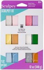 Sculpey Iii Polymer Clay Multipack 1oz 12 pkg Pastels