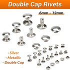 Studs Rapid Rivets Leather Craft Repair Diy Double Cap Rivets 6 7 8 9 10 12mm