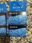 Sony Lot Of 4 Dvc Digital Video Cassette 60 Min Premium Mini Dv Tapes New Sealed