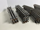 41 Piece Lot Vintage Lionel O Gauge 15 Straight   26 Curved Tubular Train Tracks