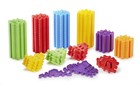 100 Pieces Little Tikes Waffle Blocks Roof Peaks Windows Storage Bag Ages 2-102