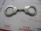 Vintage Chief Of Police Double Lock Handcuffs Made In Spain  31860   No  Key