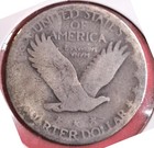 1925 Standing Liberty Quarter     90  Silver     Type 2     Philly     Free Ship  8-13 