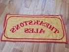 Rare Vintage Theakston s Ales Pub Bar Beer Towel Breweriana