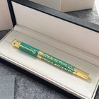 High Grade Joseph Series Green Color - Gold Clip Medium Nib Fountain Pen No Box