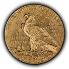 1912 G 2 50 Indian Head Gold Quarter Eagle - Authentic Us Coin - Sku-g5919