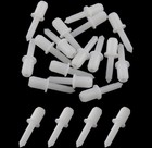  Plantation Shutter Louver Pin Replacement  Fixed White Pin  25mm  6mm Body 20ct