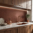Faux Tin Pvc Backsplash Roll Wall Covering - Wc20 Different Colors Lengths