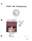 Adam Scott Signed Autograph Parks And Recreation Script Screenplay W  Jsa Coa