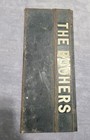 Antique Mailbox Name Address Display Sliding Letter Rustic Metal Sign Display