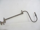 Large Victorian Brass Gas Wall Light Sconce Lamp Antique Old Vintage Adjustable