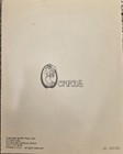 1980 O Card Co  jb204-100  Blank Inside  Graphic Artist Pater Sato  Rare Early