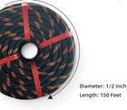1 2 In X 150 Ft Arborist Rigging Rope  48-strand Braided Tree Climbing Rope