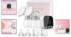 Bpa-free Double Electric Breast Pump   Adjustable Suction   Long Battery Life